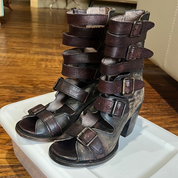 Freebird by Steven Shoes - Freebird Distressed Sandals. Purchased at the Freebird store in Salt Lake City